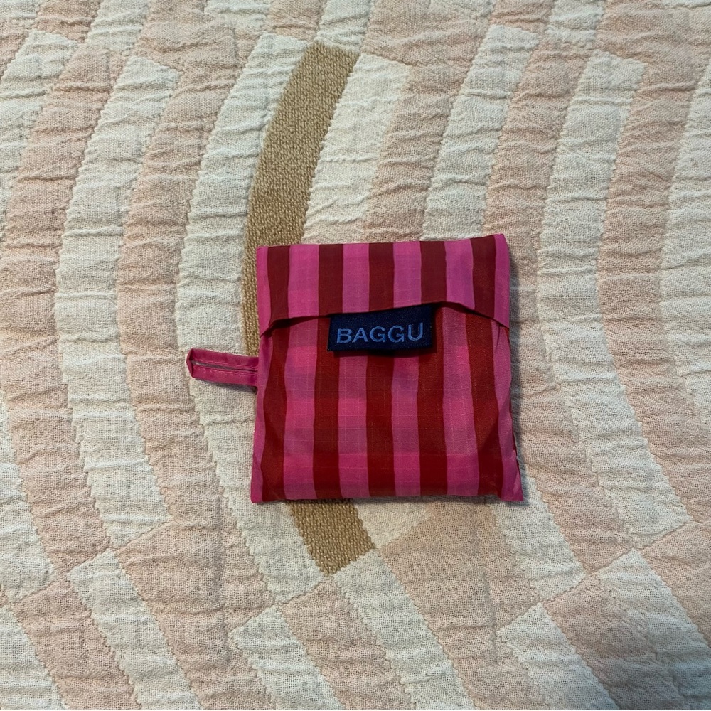 BAGGU Baby Reusable - Pink/Red Stripe